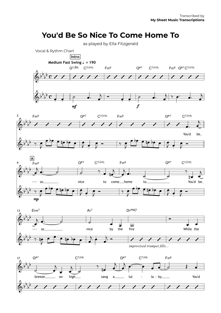 PopArtist_You_d Be So Nice To Come Home To (as played by Ella Fitzgerald) - MSMT